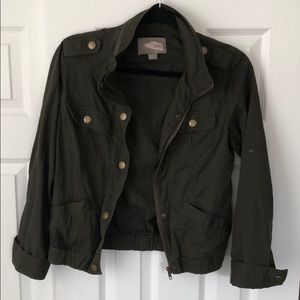 Forever 21 green utility jacket xs